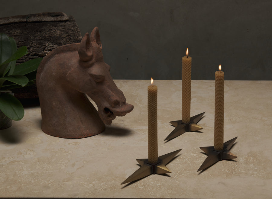 MORAL COMPASS CANDLE HOLDER(s) BY LIKA MOORE