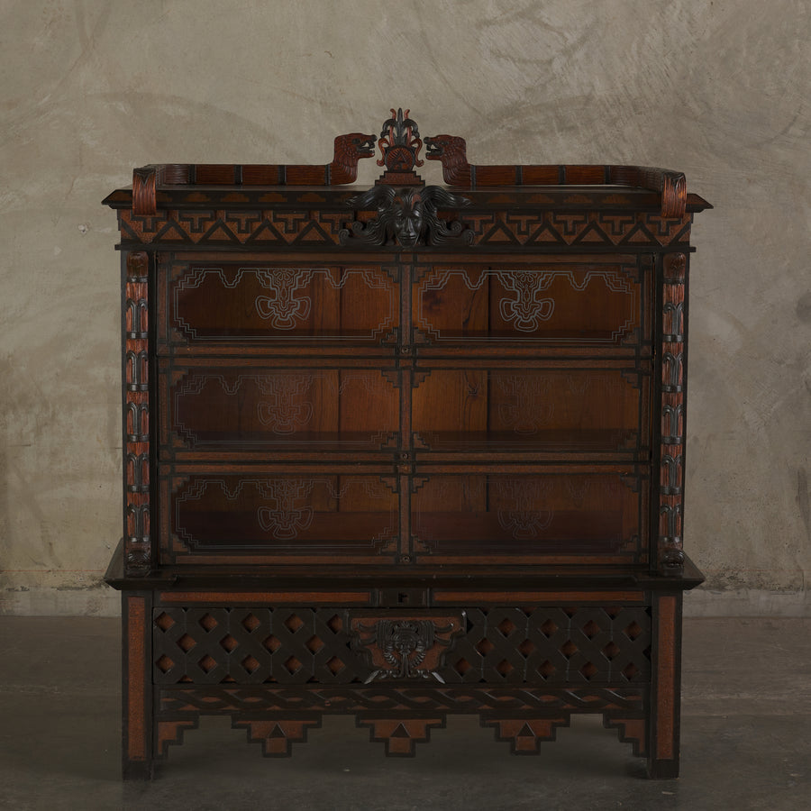 MAYAN REVIVAL CABINET
