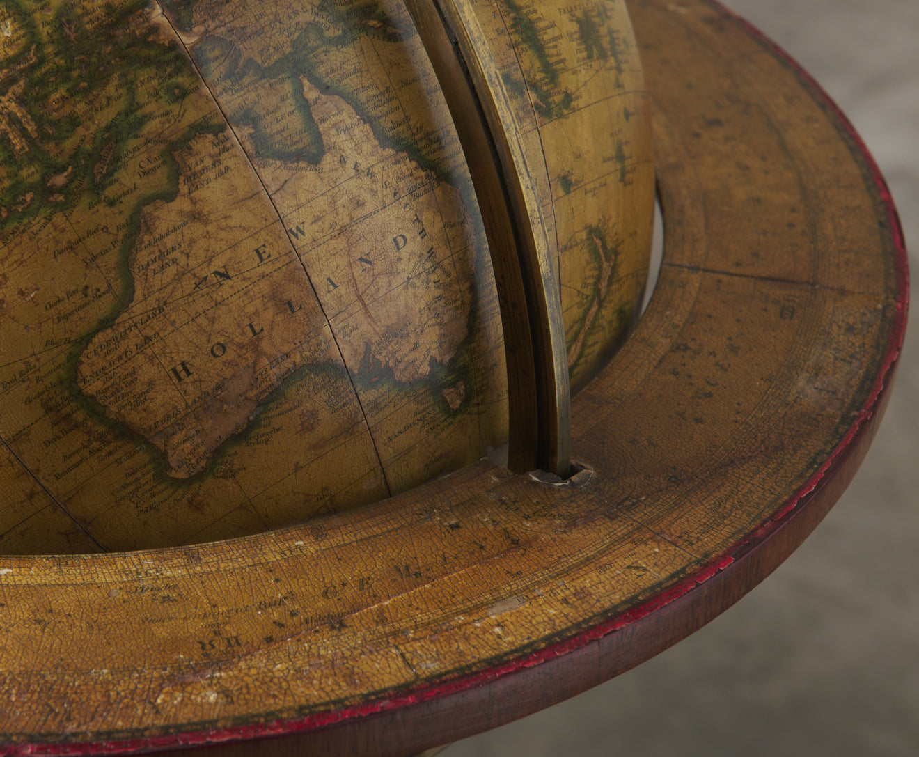 NEWTON'S TERRESTRIAL FLOOR GLOBE, LONDON, 1840
