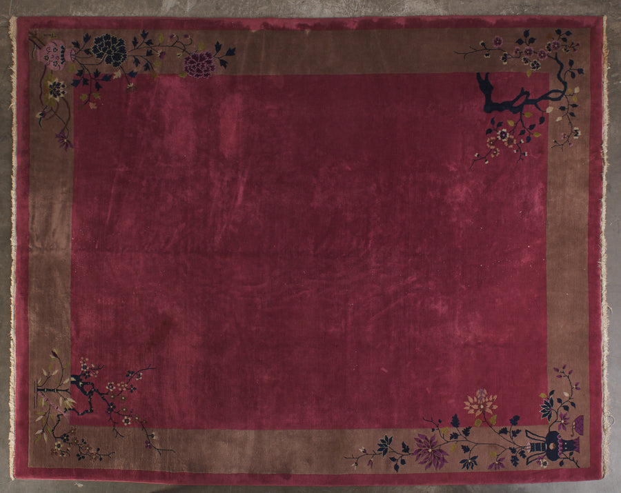 NICHOL'S RUG (11' 8" x 9' 2"), CHINA, C1920
