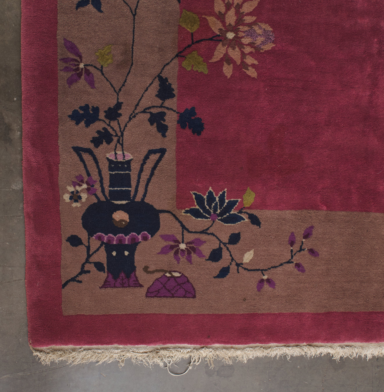 NICHOL'S RUG (11' 8" x 9' 2"), CHINA, C1920