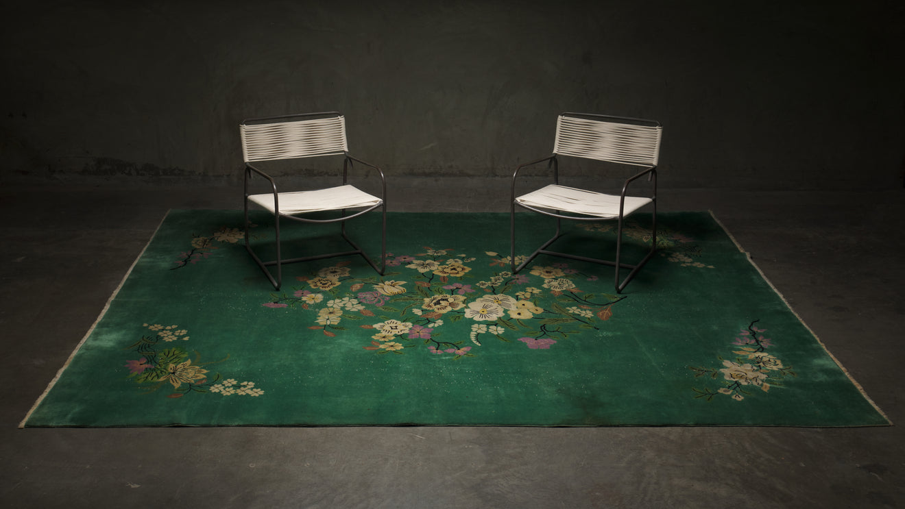 NICHOL'S RUG, (11' 2" x 8' 11" ), CHINA , 1920's