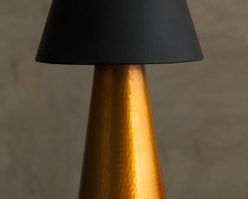 3 TIER HAMMERED TABLE LAMP