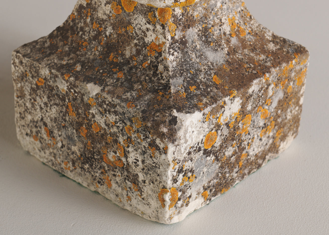 PAIR OF ANTIQUE CARVED STONE ORNAMENTAL GARDEN URNS, 19th C