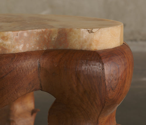 PAIR OF AREQUIPA SIDE TABLES BY MIKE DIAZ