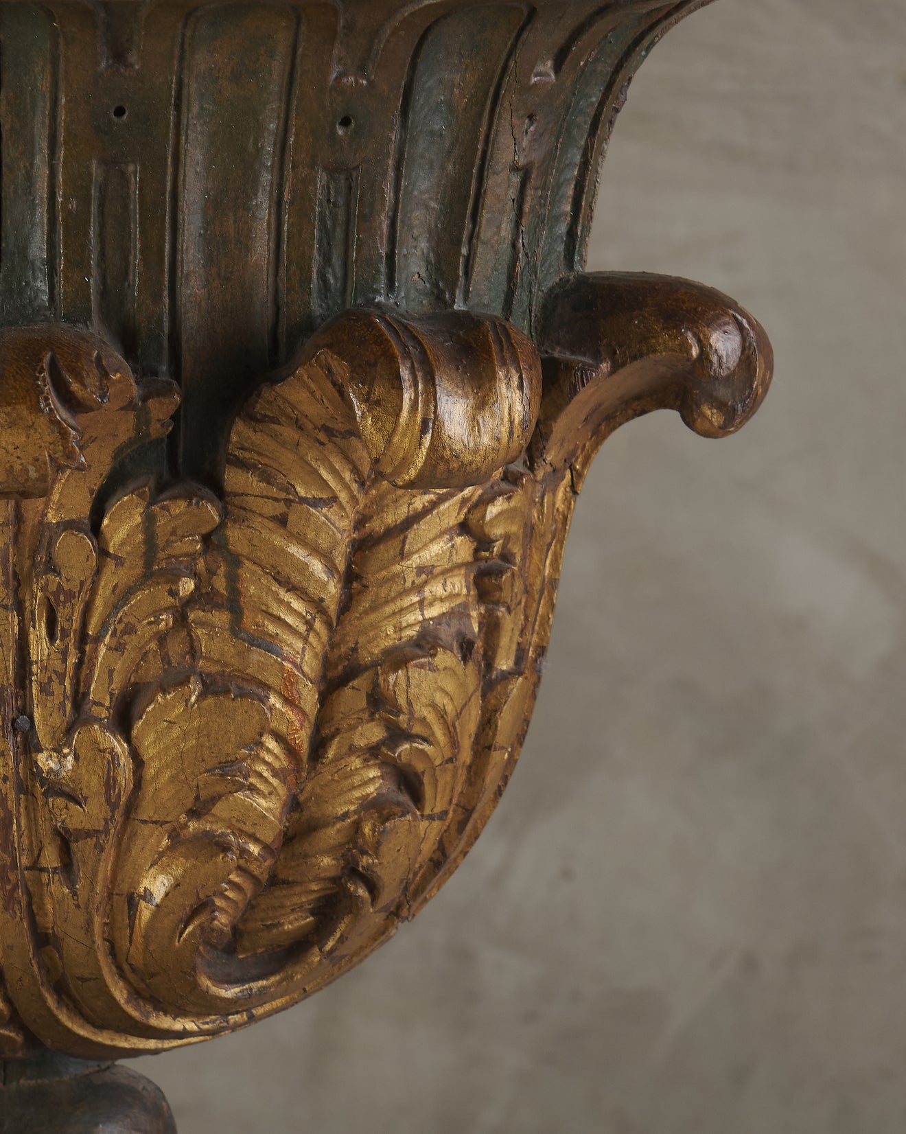 PAIR OF CARVED CLASSICAL ARCHITECTURAL ELEMENTS, ITALIAN, 18TH C