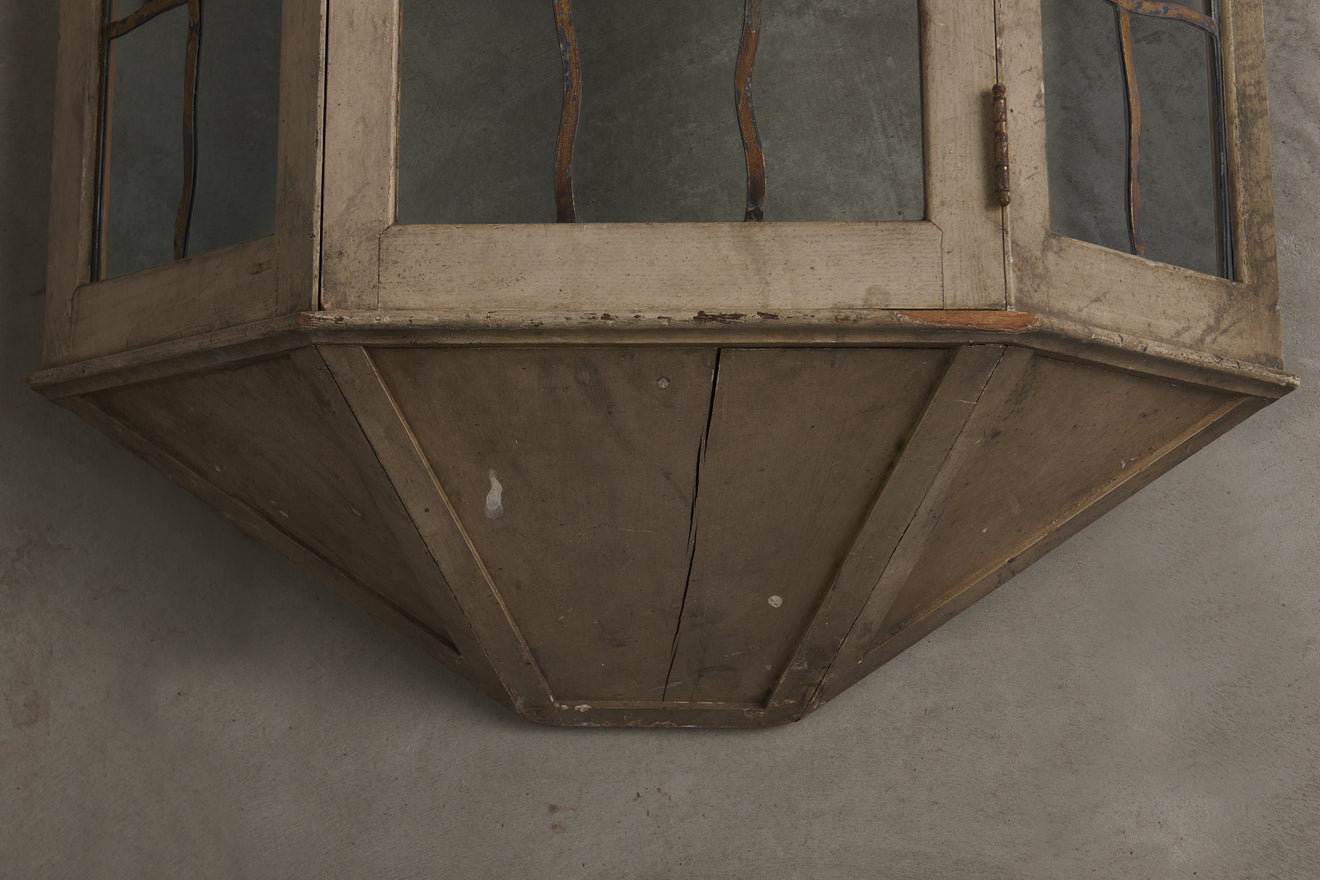 PAIR OF ENGLISH ARCHITECTURAL DISPLAY CABINETS, c1900