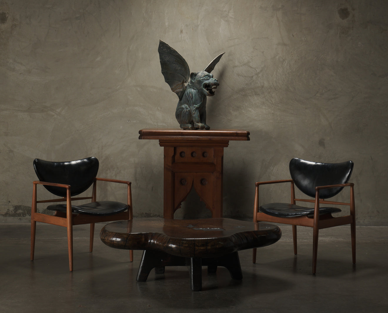PAIR OF FINN JUHL ARMCHAIRS, MODEL 400 1/2, DENMARK, C1948
