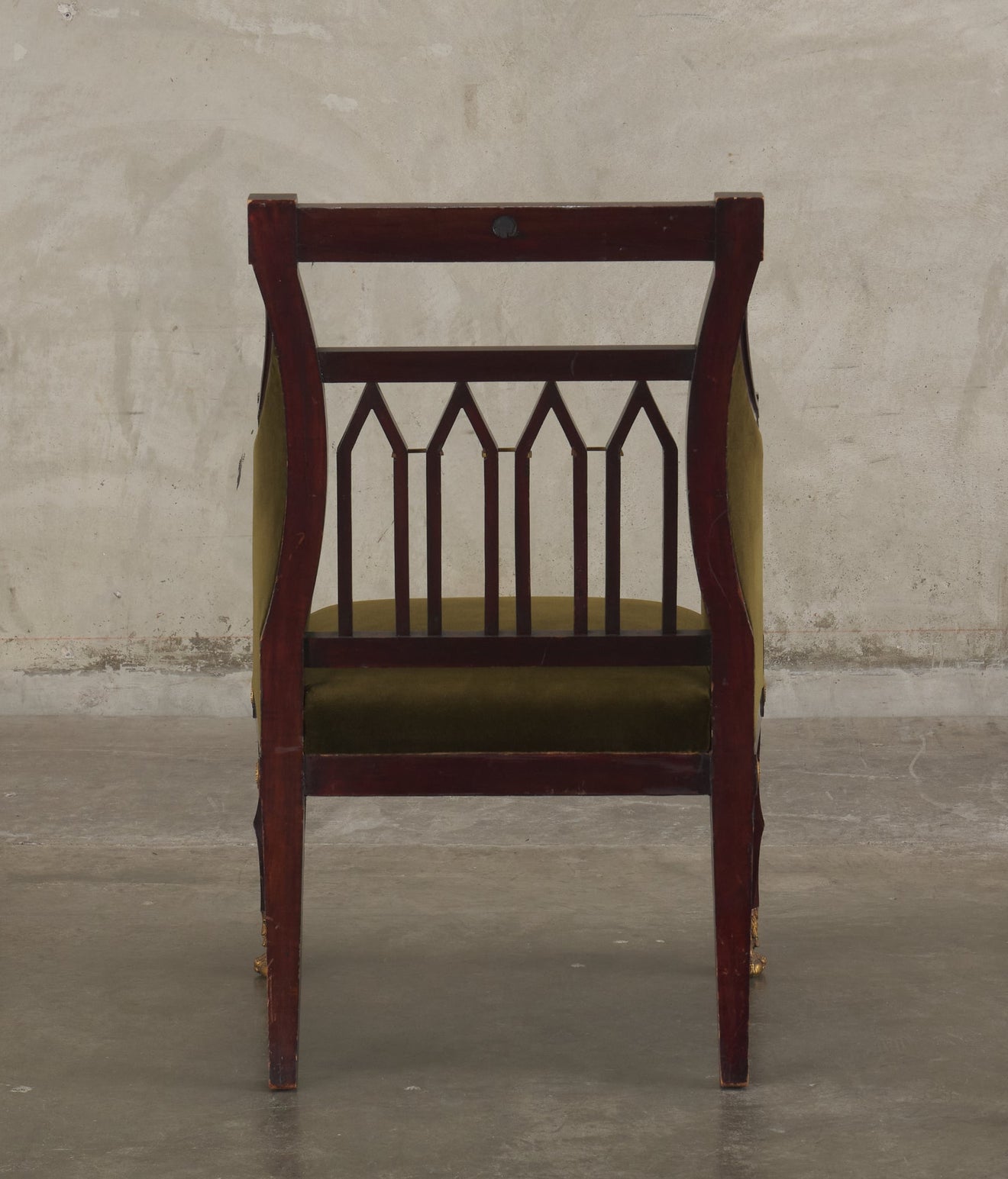 PAIR OF FRENCH,19TH C,EMPIRE FAUTEUILS