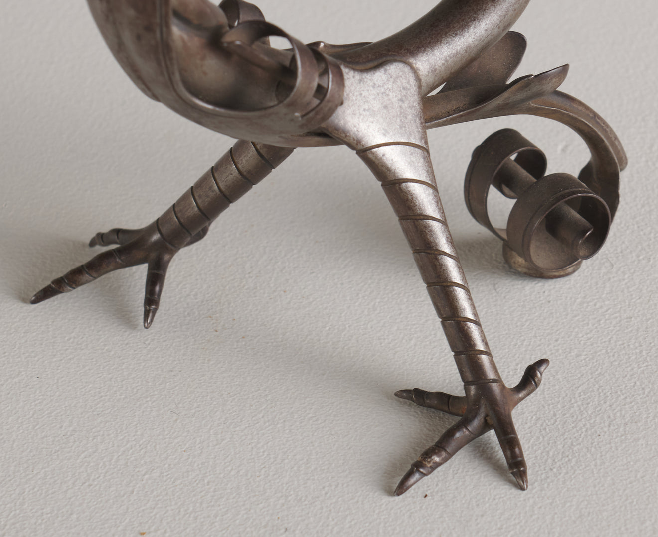 PAIR OF GRIFFIN CANDLESTICKS, C1900