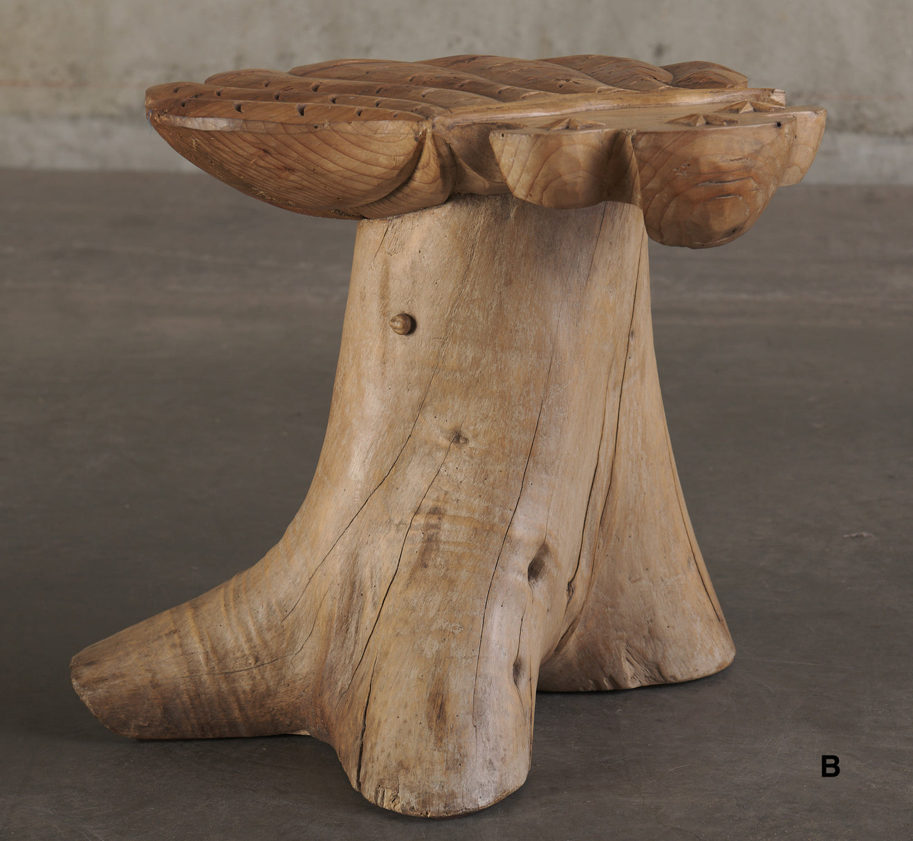 PAIR OF GROTTO STOOLS BY MIKE DIAZ