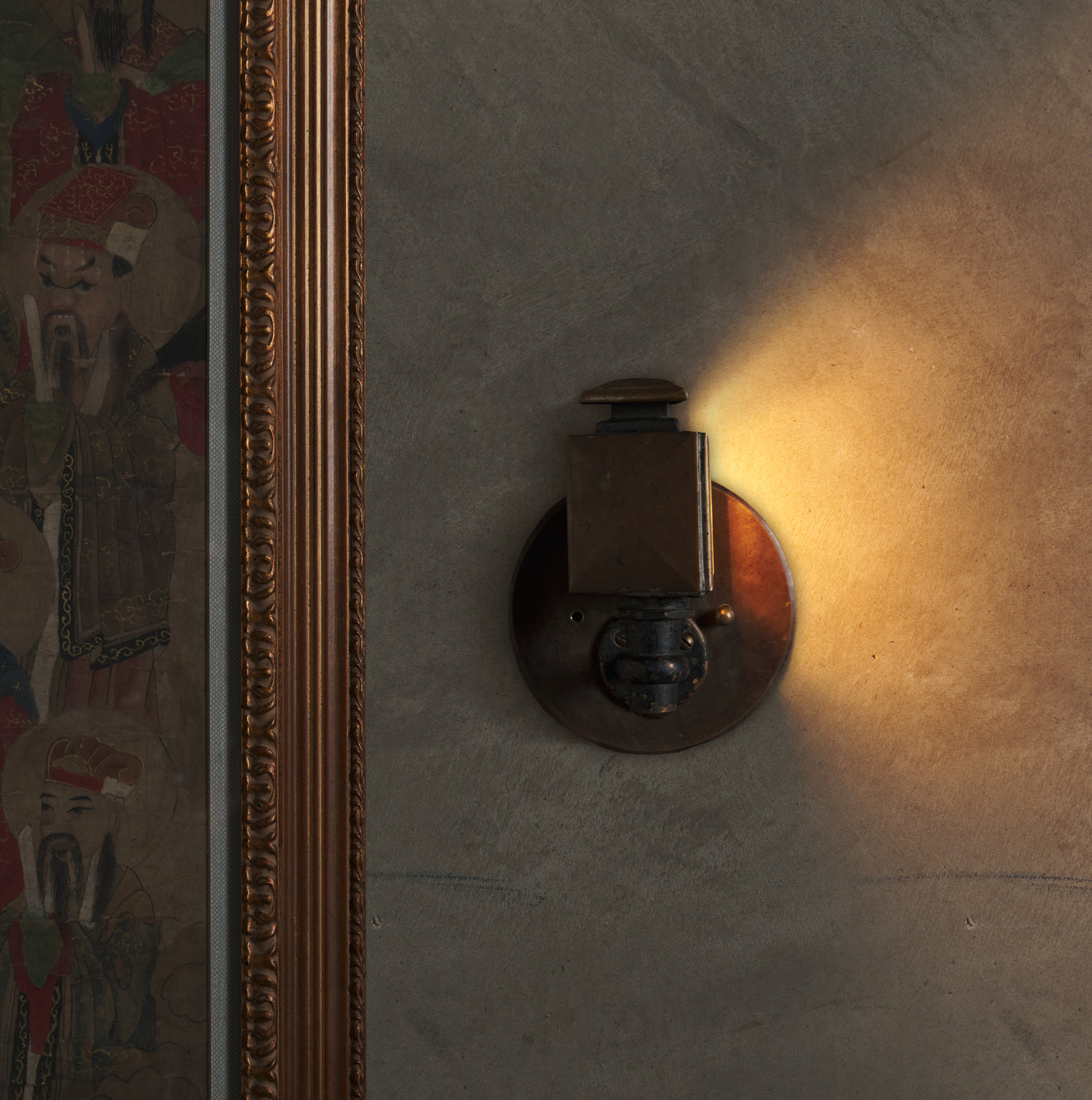 PAIR OF INDUSTRIAL PIVOTING SCONCES