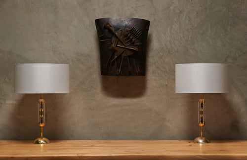 PAIR OF LUMINOUS PILL LAMPS BY GIANNI VALLINO