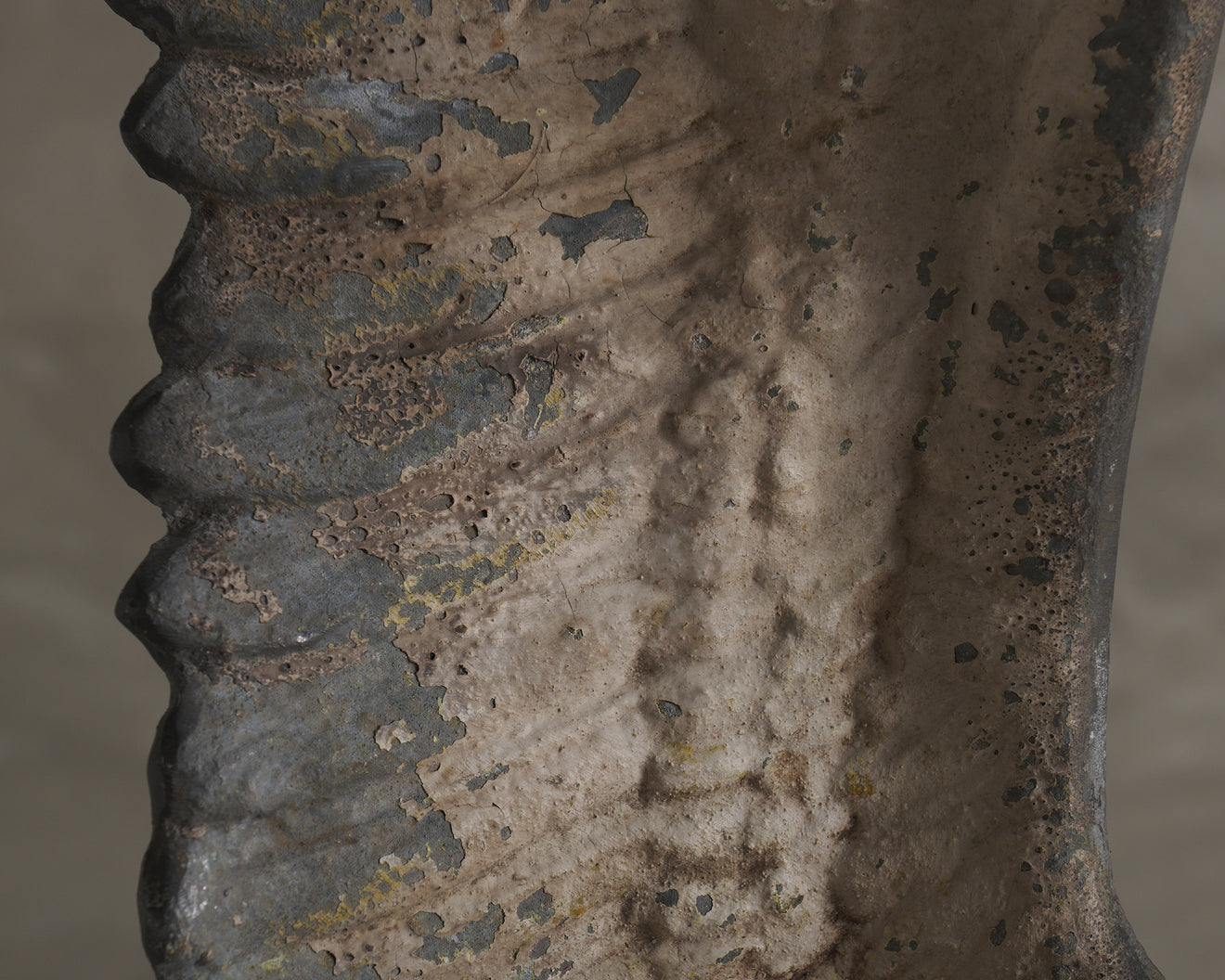 PAIR OF PAINTED CAST ZINC WINGS