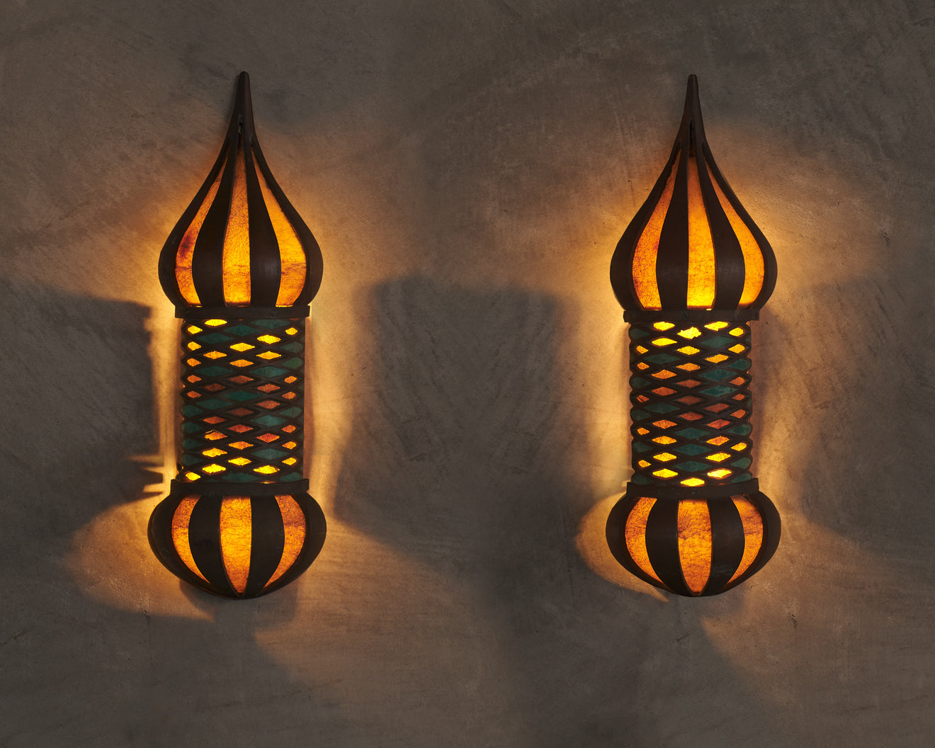 PAIR OF PEPE MENDOZA SCONCES