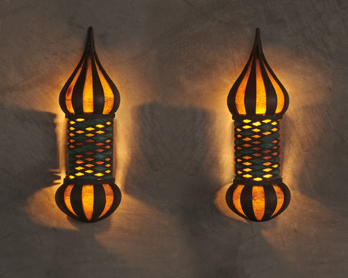 PAIR OF PEPE MENDOZA SCONCES