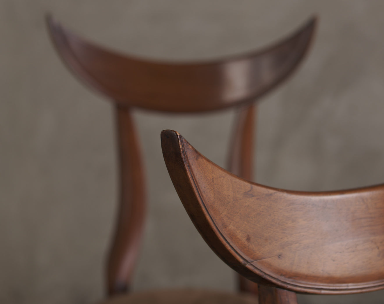 PAIR OF WALNUT SIDE CHAIRS, LATE 19TH C