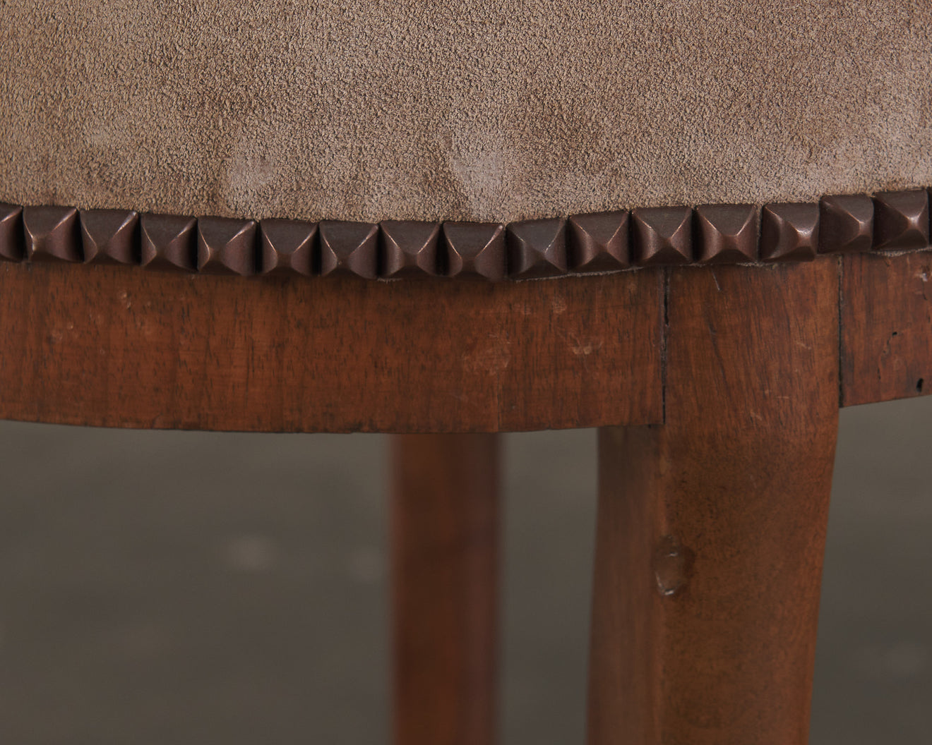 PAIR OF WALNUT SIDE CHAIRS, LATE 19TH C