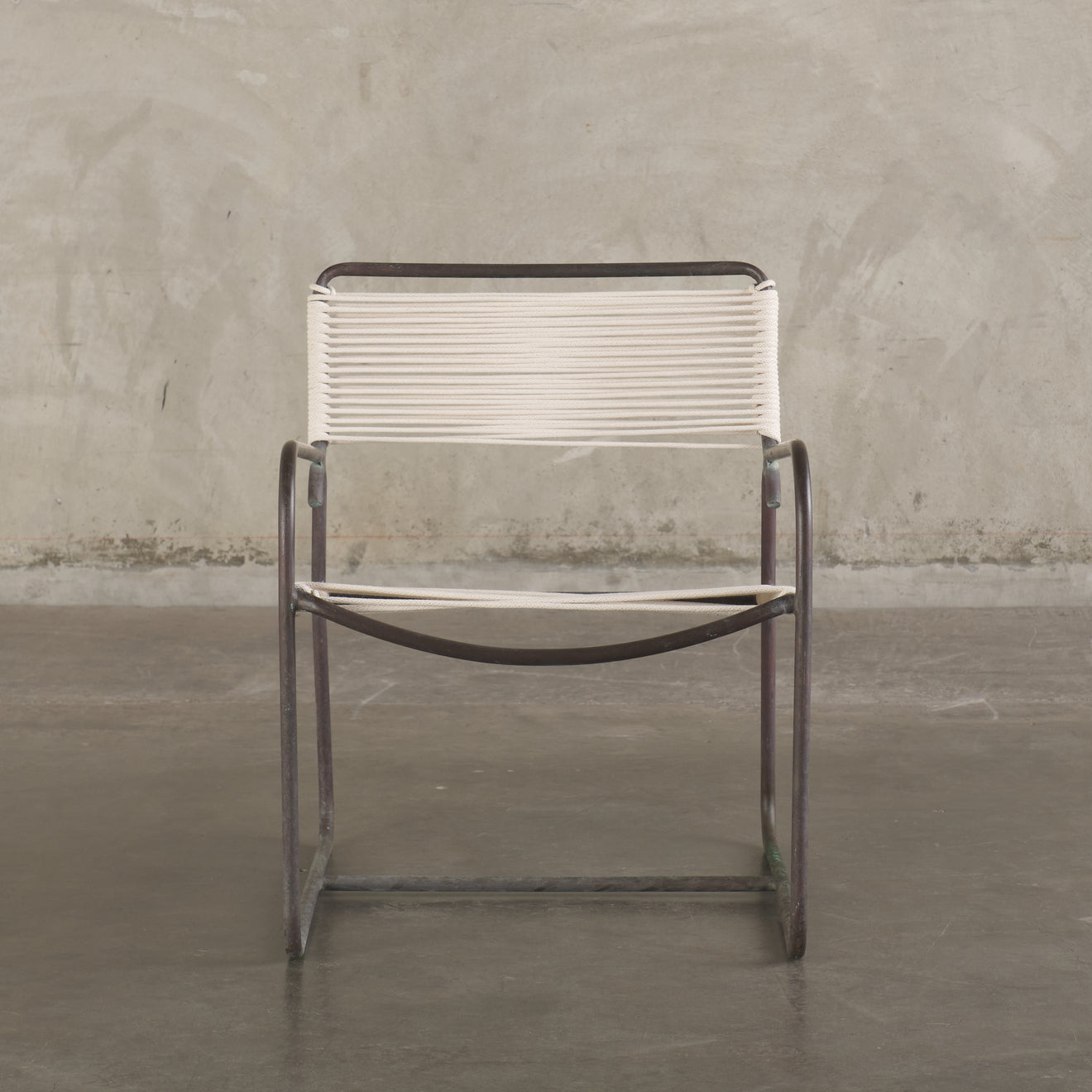 PAIR OF WALTER LAMB BRONZE ARM CHAIRS, MID 20TH C