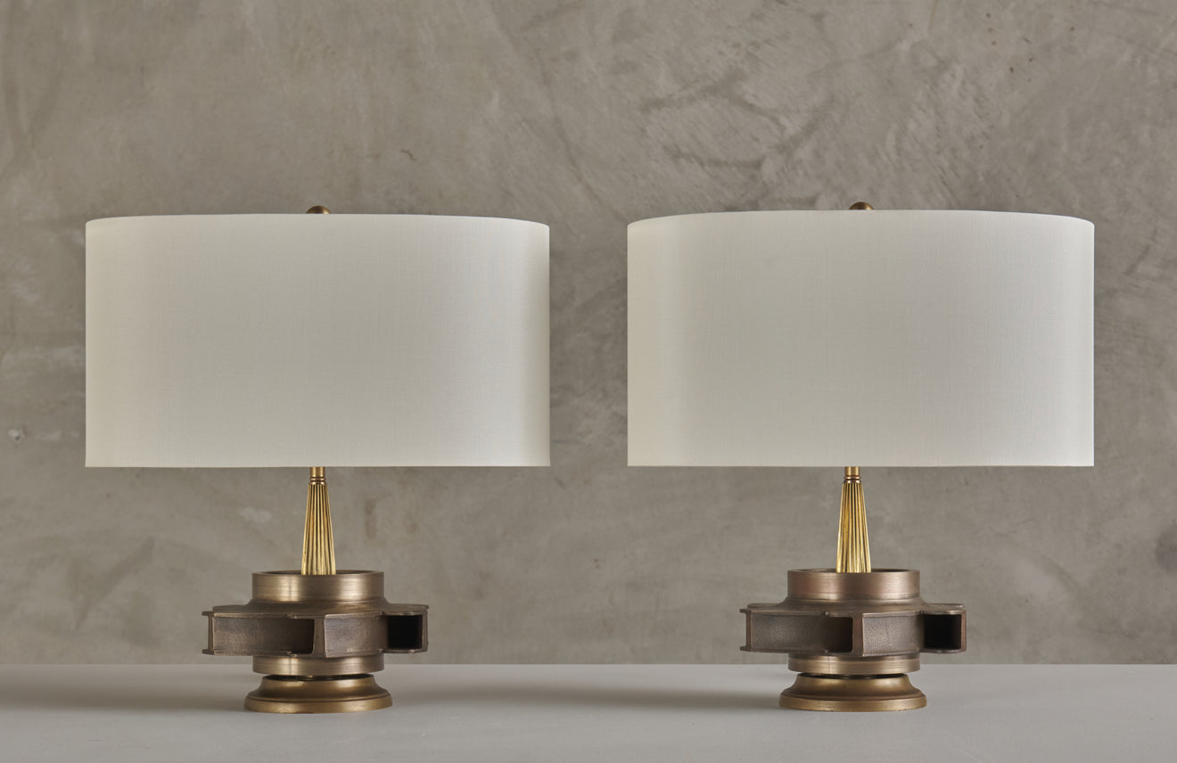 PAIR OF 'QUIJOTE STANDING' TABLE LAMPS BY GIANNI VALLINO