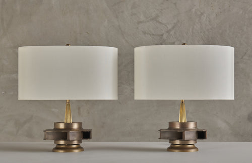 PAIR OF 'QUIJOTE STANDING' TABLE LAMPS BY GIANNI VALLINO