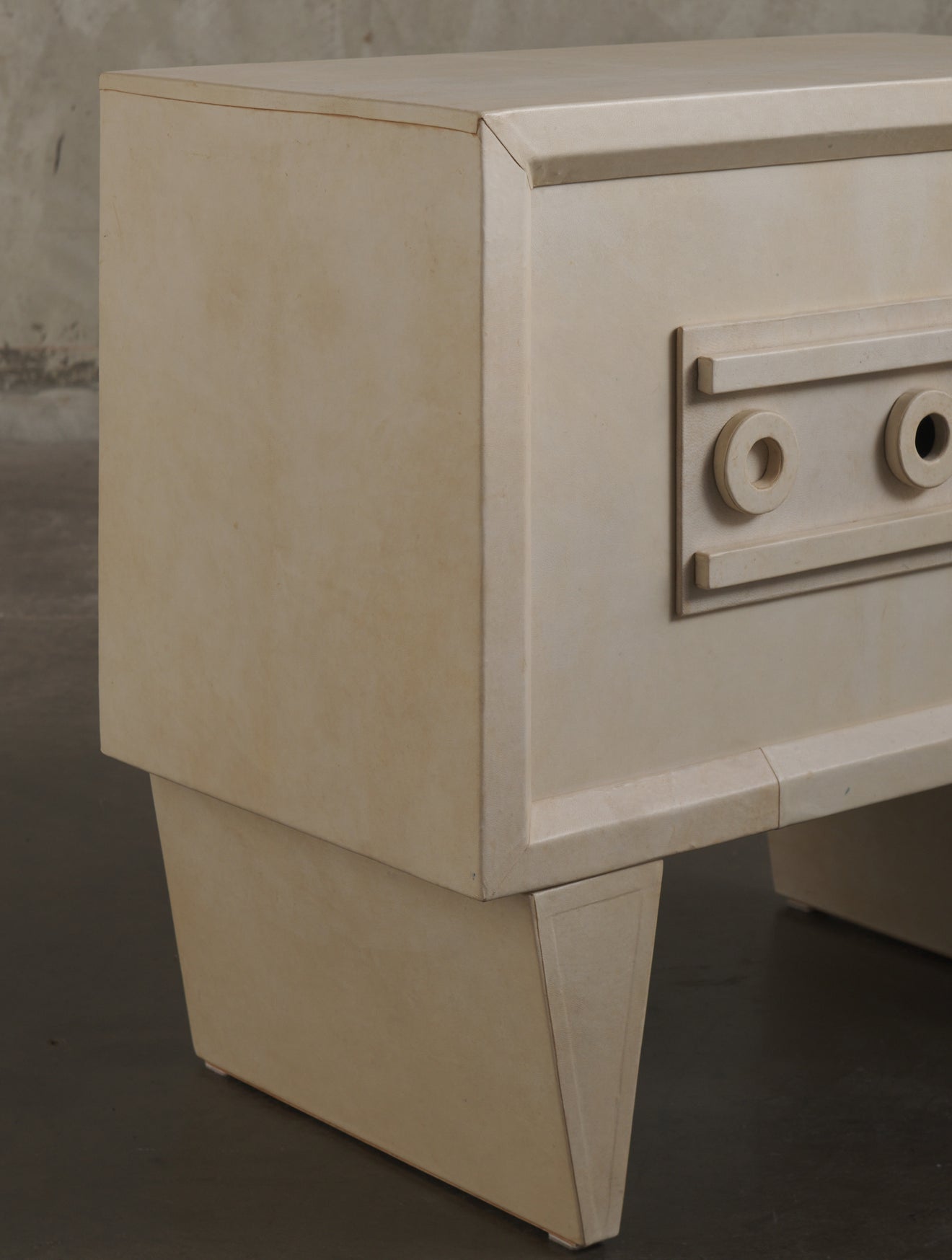 PARCHMENT NIGHTSTAND