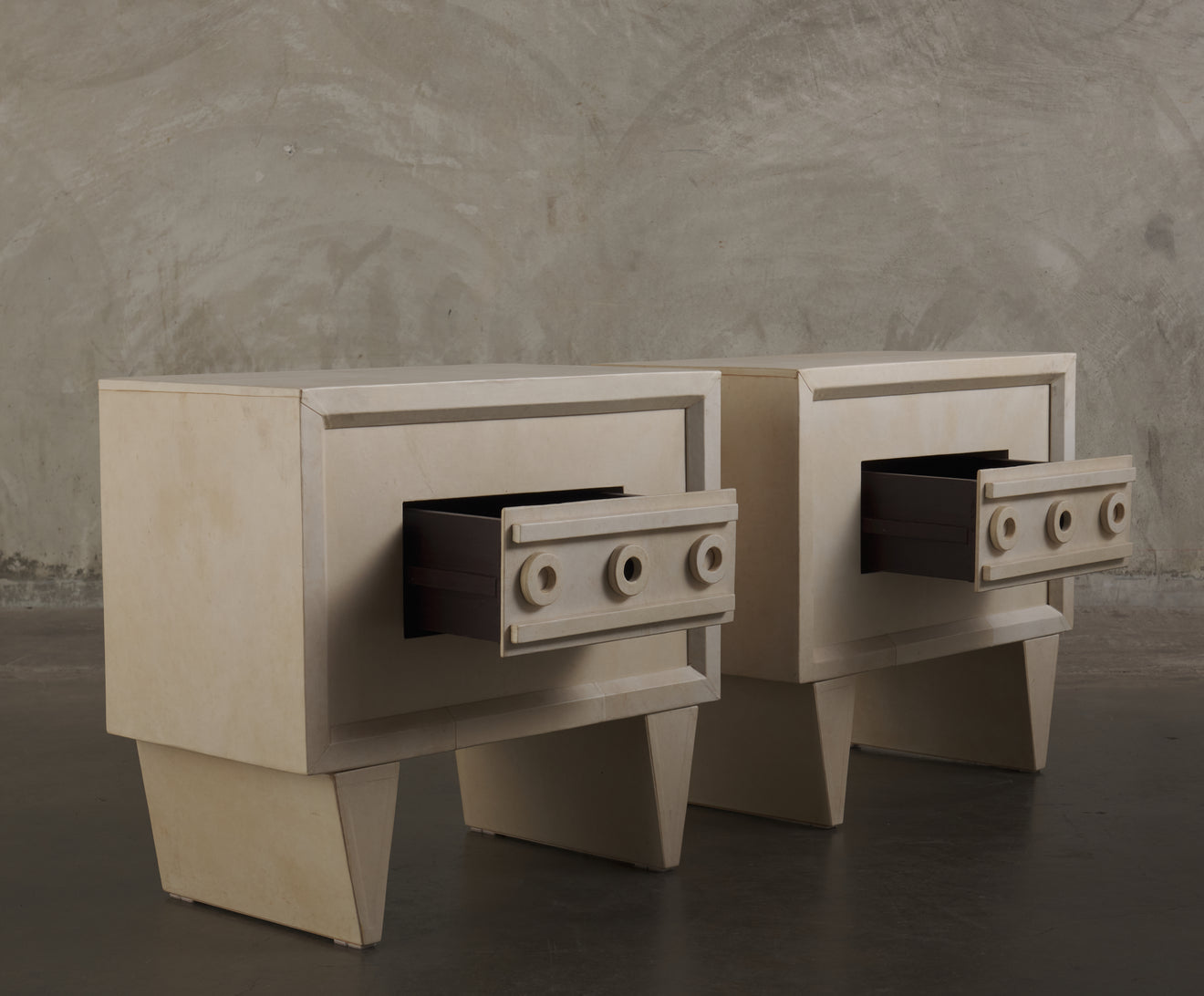 PARCHMENT NIGHTSTAND