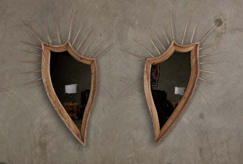 PAIR OF EXCELSIUS MIRRORS BY MIKE DIAZ