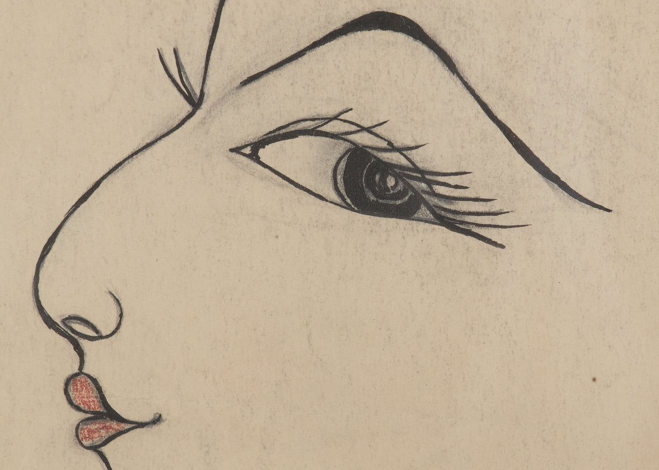 PAIR OF NAHUI OLIN (1893-1978 ) DRAWINGS OF TWO MEN