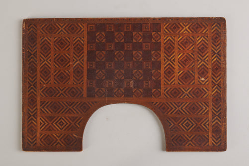PARQUETRY LAP DESK/GAME TABLE