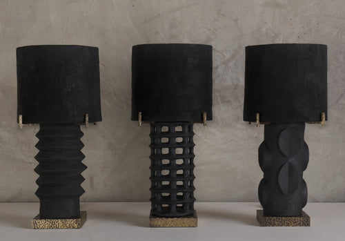 BCW BLACK PRIMAL TABLE LAMP