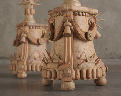 Pair of 'Patria' Handcrafted Candlesticks by Mike Diaz