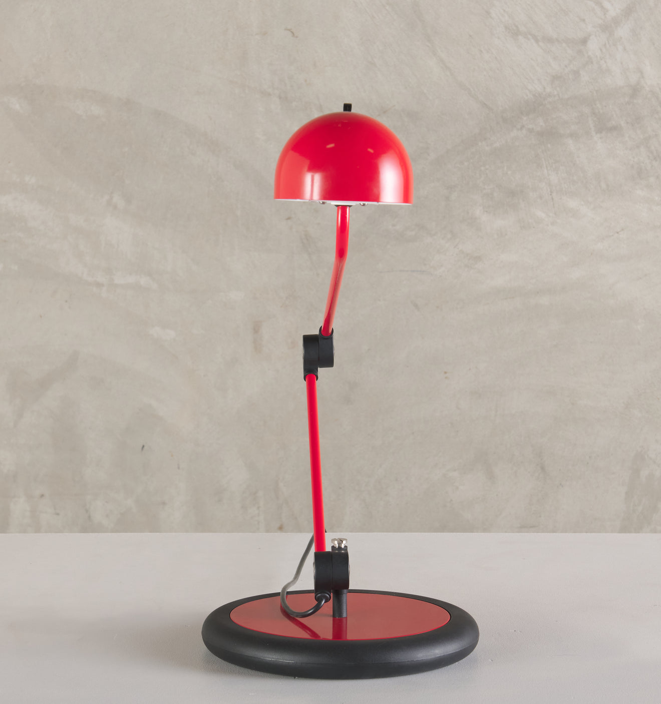 JOE COLOMBO FOR STILNOVO ARTICULATED TABLE LAMP,  1970