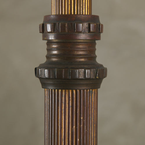 RENAISSANCE REVIVAL BRASS FLOOR LAMP