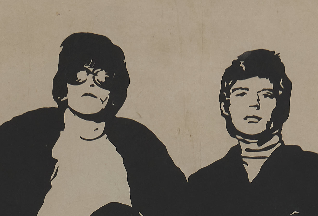 ROLLING STONES "GOT LIVE IF YOU WANT IT! " 1966 ORIGINAL PROMOTIONAL BANNER