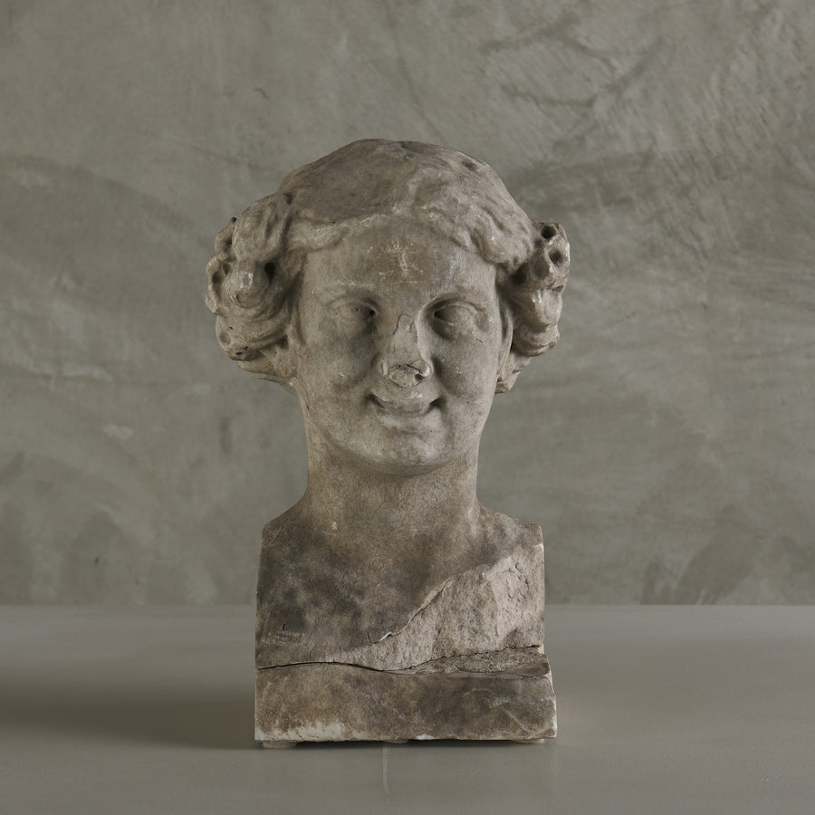ROMAN MARBLE BUST OF BACCHUS, CIRCA 2ND CENTURY AD