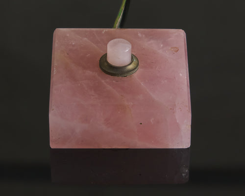 RUSSIAN ROSE QUARTZ BELL PUSH