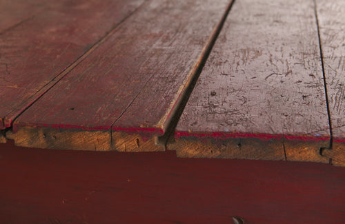 RUSTIC PAINTED TABLE FROM UPSTATE NEW YORK