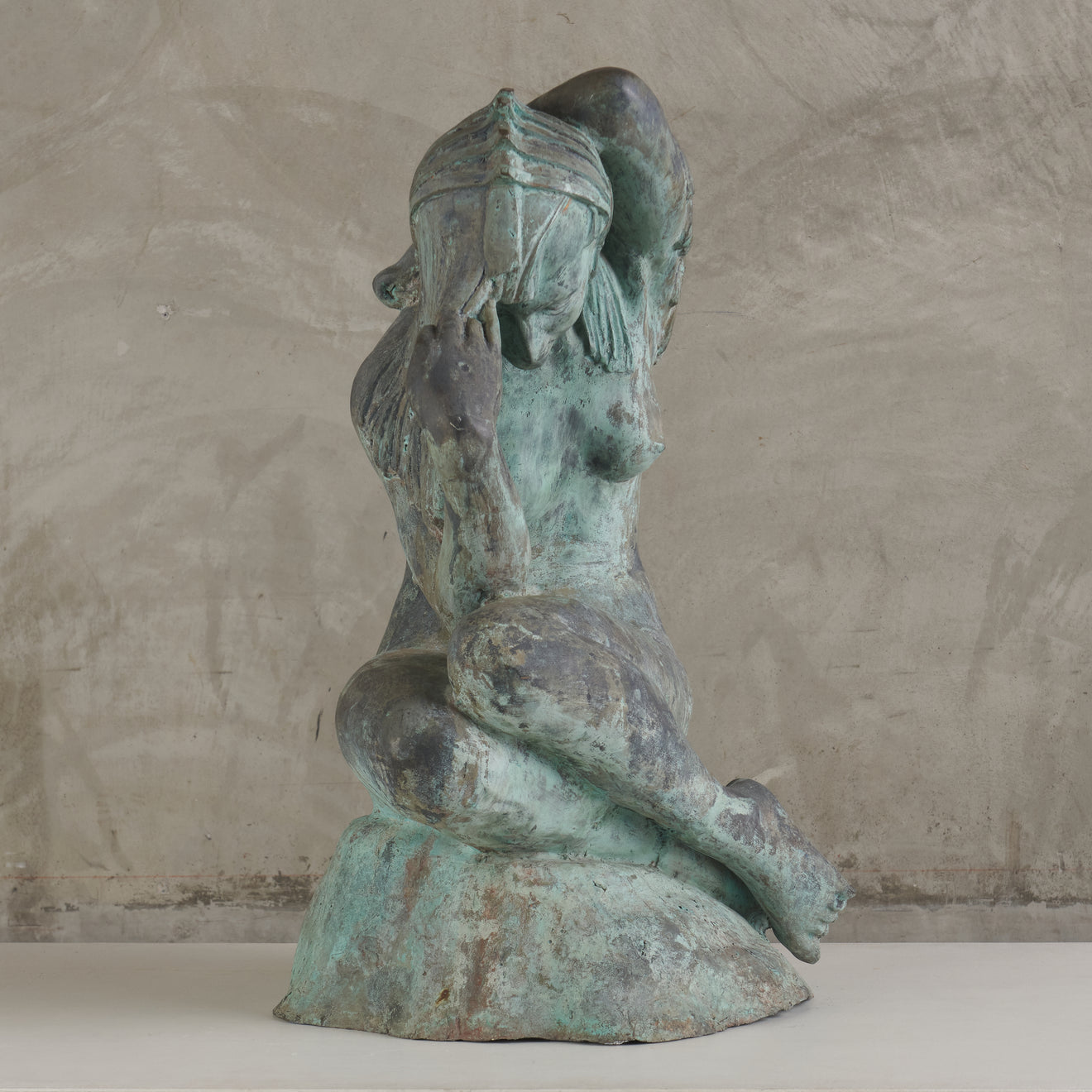 'RAIN' BY AVARD TENNYSON FAIRBANKS (1897-1987) BRONZE, 1933