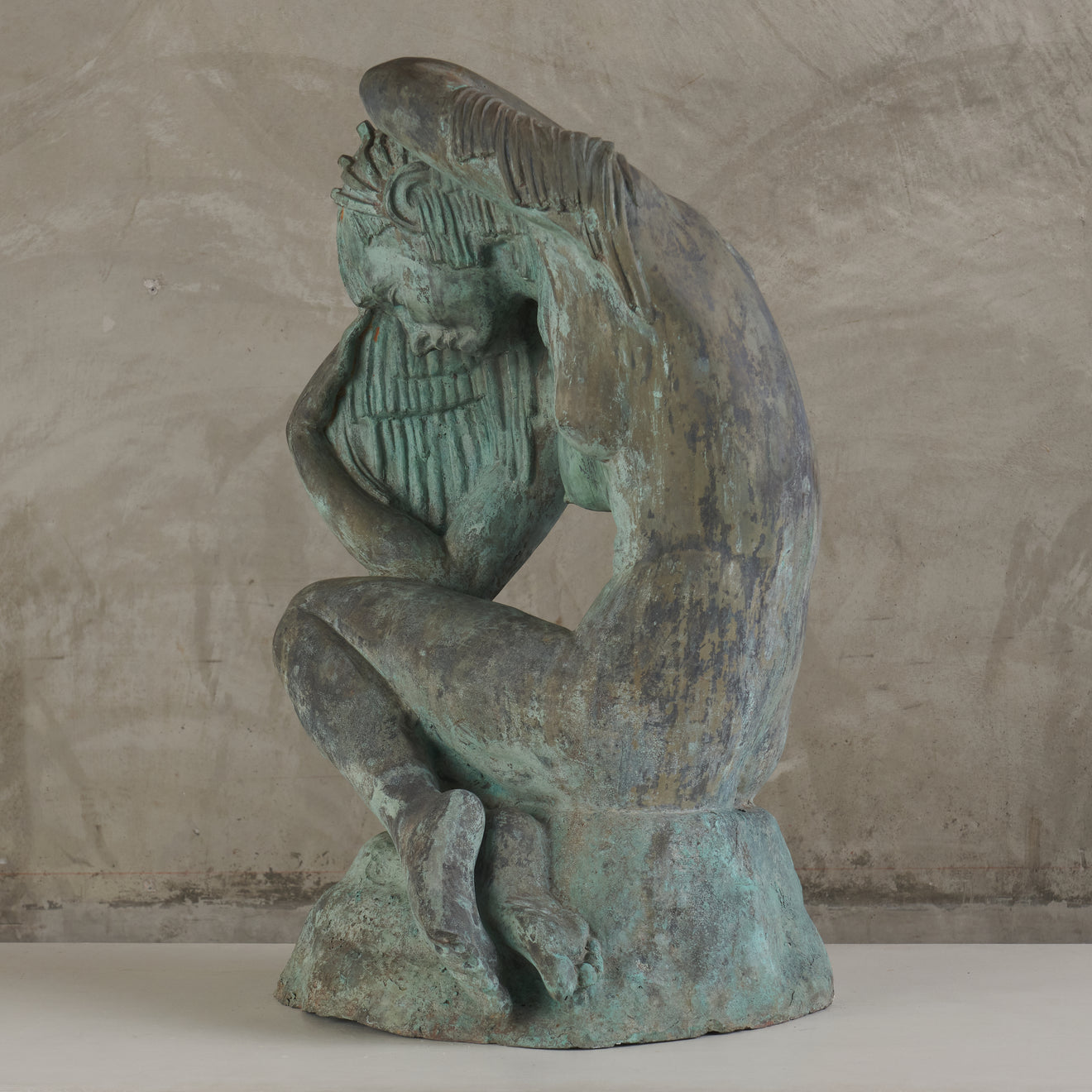 'RAIN' BY AVARD TENNYSON FAIRBANKS (1897-1987) BRONZE, 1933