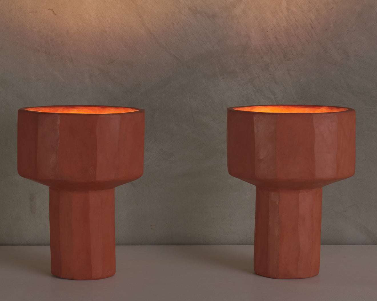 SANTISIMO ' RUST ' COLORED TABLE LAMP