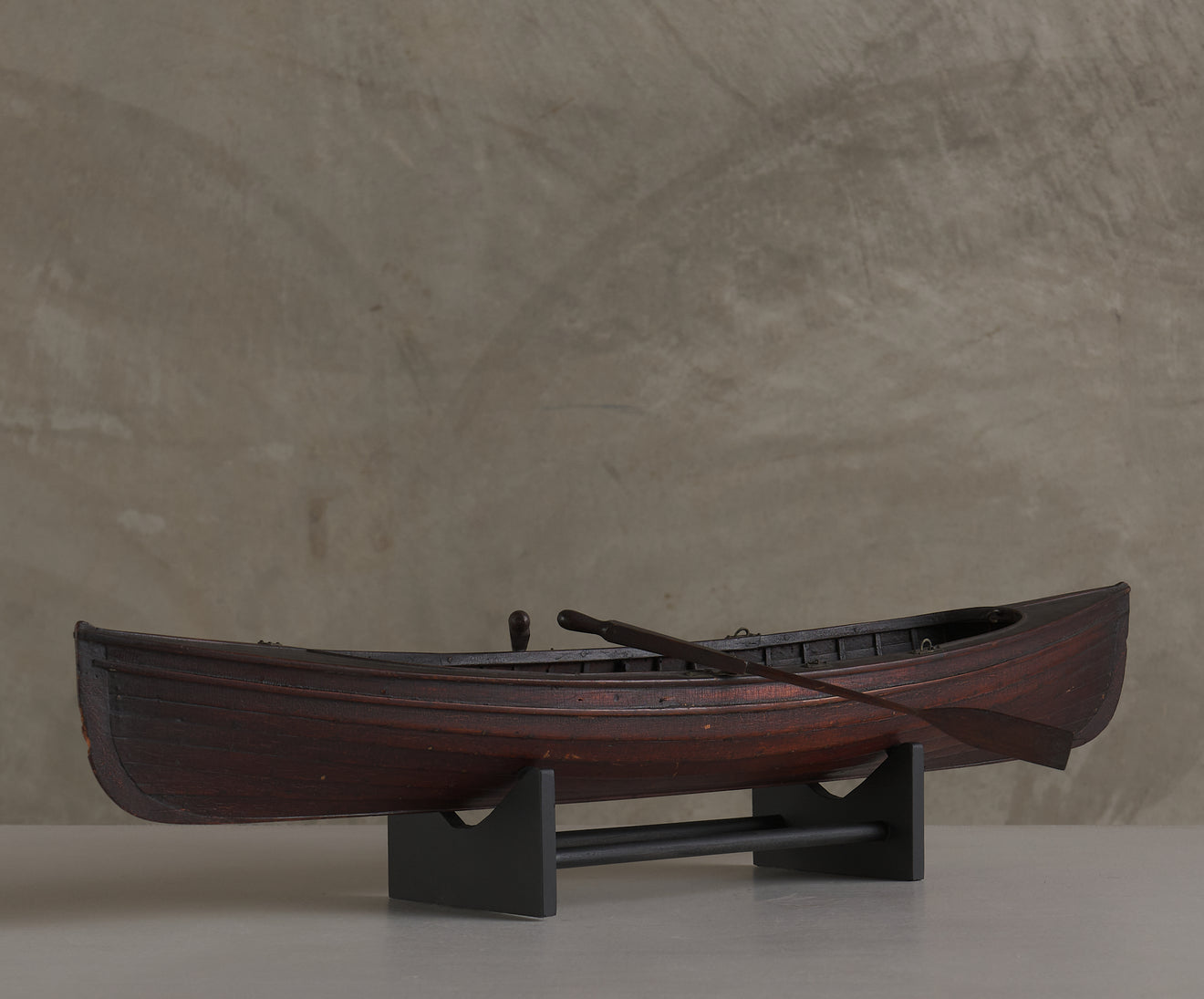 SCRATCH BUILT MODEL OF A ROW BOAT