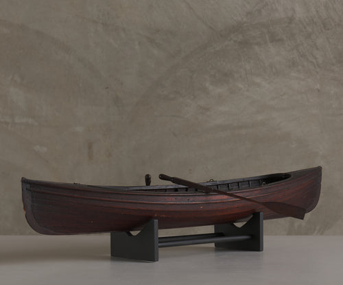 SCRATCH BUILT MODEL OF A ROW BOAT