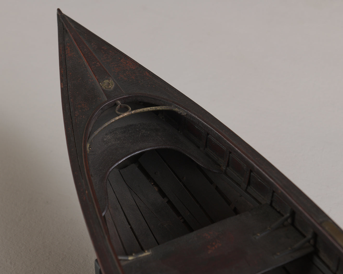 SCRATCH BUILT MODEL OF A ROW BOAT