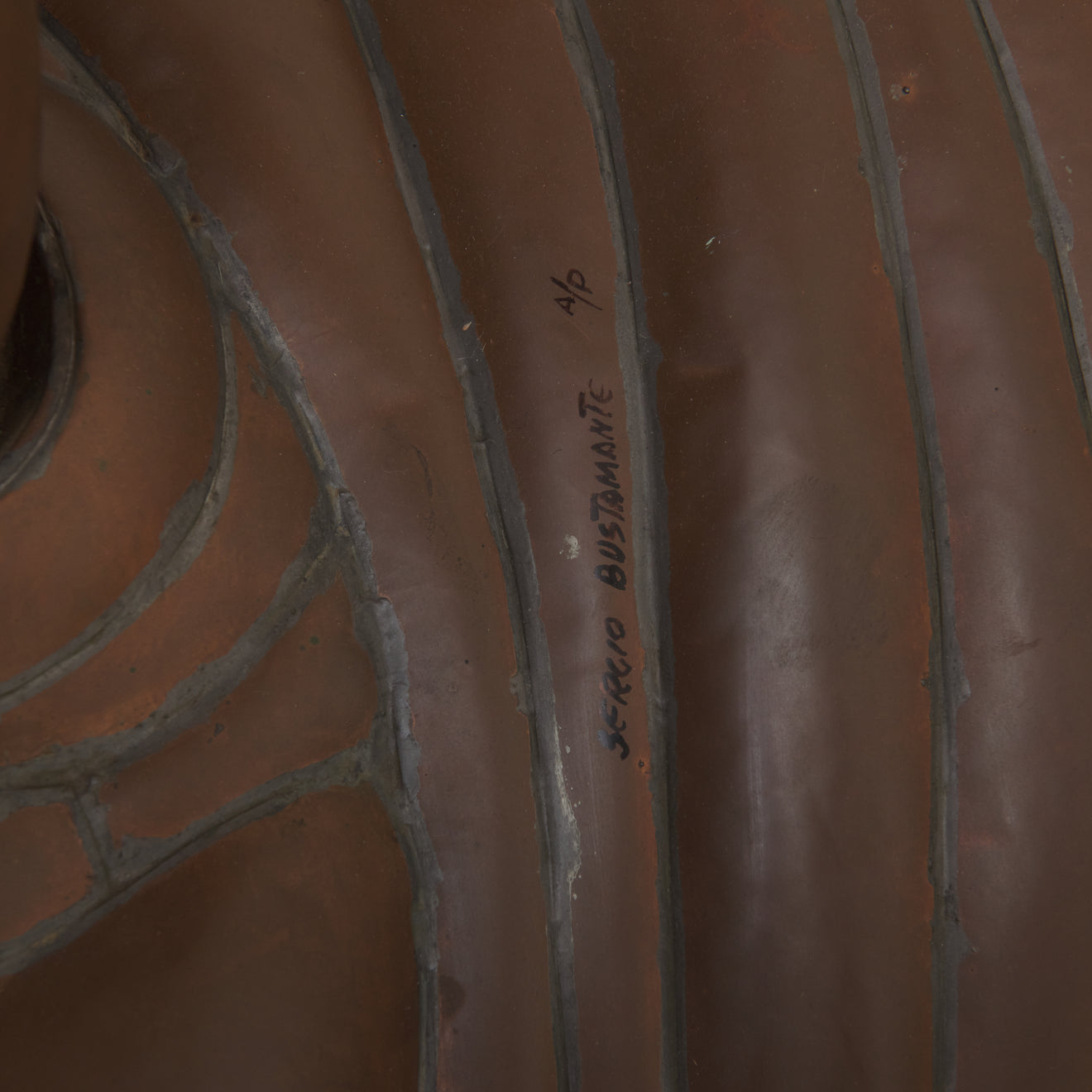 SERGIO BUSTAMANTE ( b.1942) RHINOCEROUS WALL TROPHY, 1970s