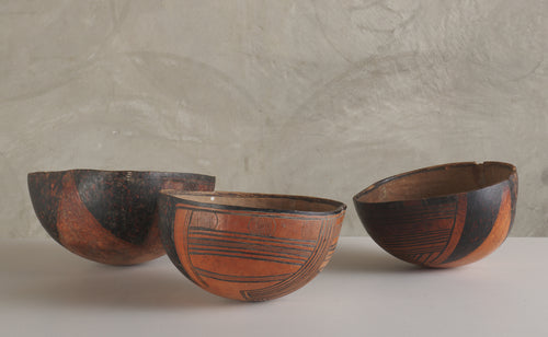 SET OF 3 AFRICAN GOURDS
