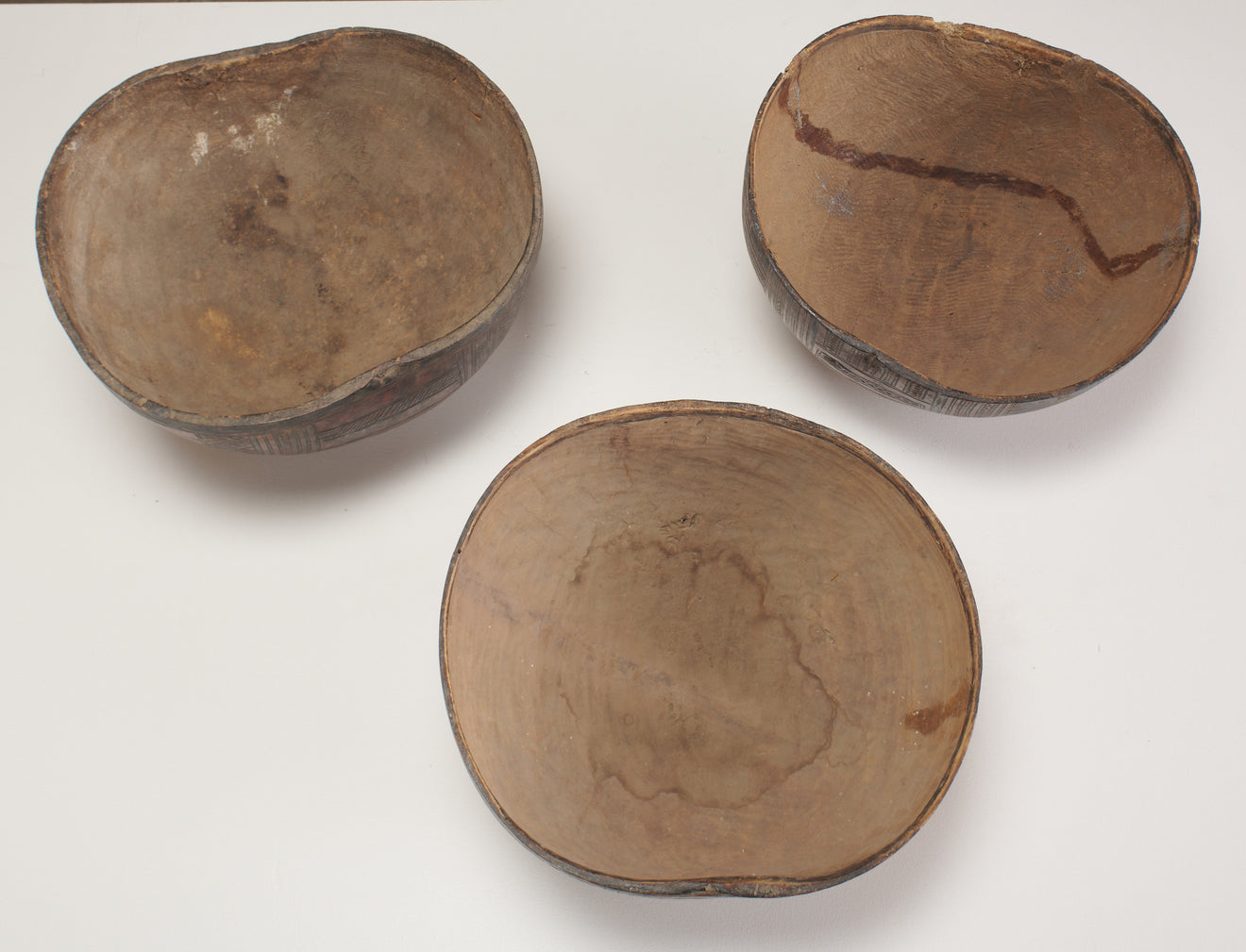 SET OF 3 AFRICAN GOURDS