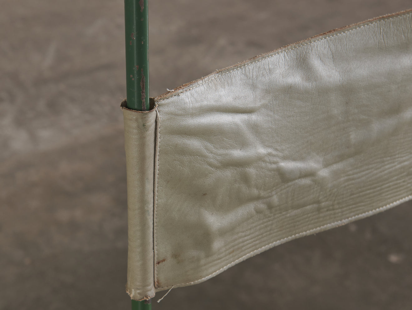 SET OF 4 FRENCH IRON & BRASS ARM CHAIRS, 1940