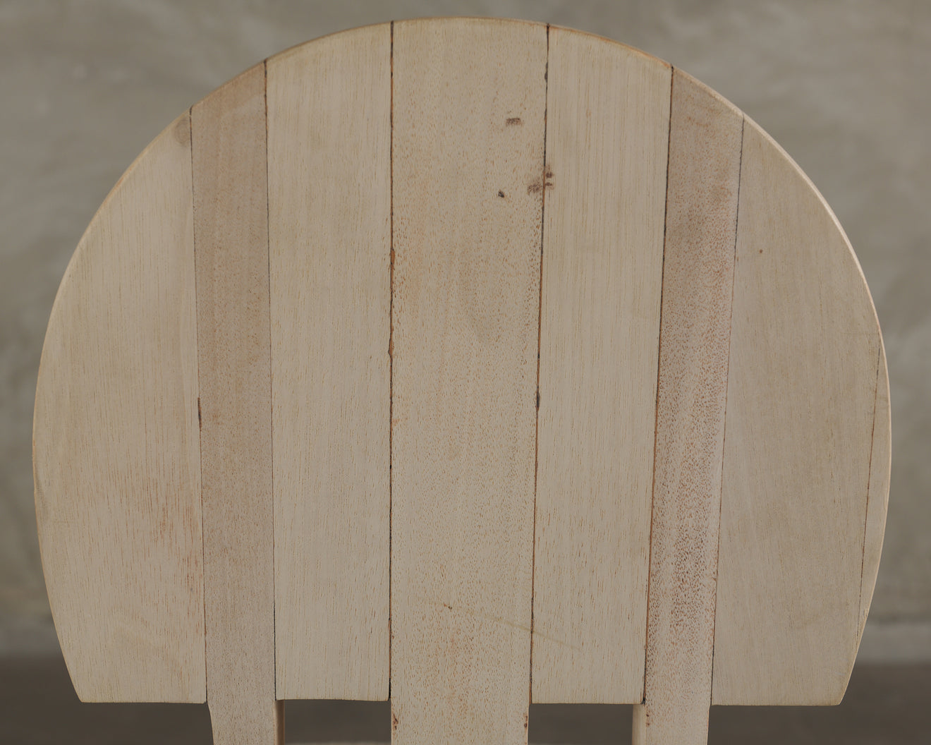 SET OF SIX RAW BLEACHED MAHOGANY CHAIRS