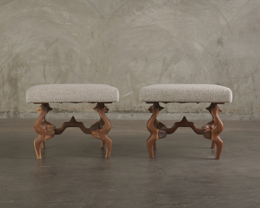 SHORT STOOL DESIGNED BY VICTOR ROMAN MANUFACTURED BY ATELIER(ER)